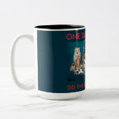 slogan van de Recovery Fellowship: pets mok 25 (Links)