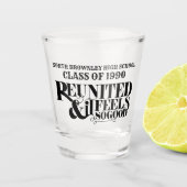 Slogan van reünie shot glas (Voorkant)