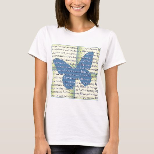 Slogan Vlinder T-shirt (Voorkant)