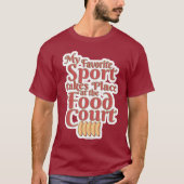 Slogan voor concurrerend eten t-shirt (Voorkant)