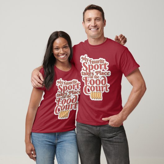 Slogan voor concurrerend eten t-shirt (Unisex)