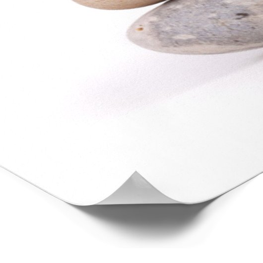 Slogan voor de balans van het leven, bevroren poster (Hoek)