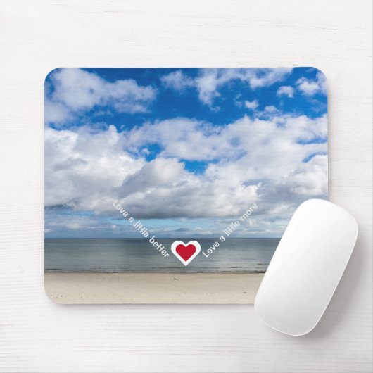 Slogan voor herstel van het hart iets beters / mee muismat (Met muis)