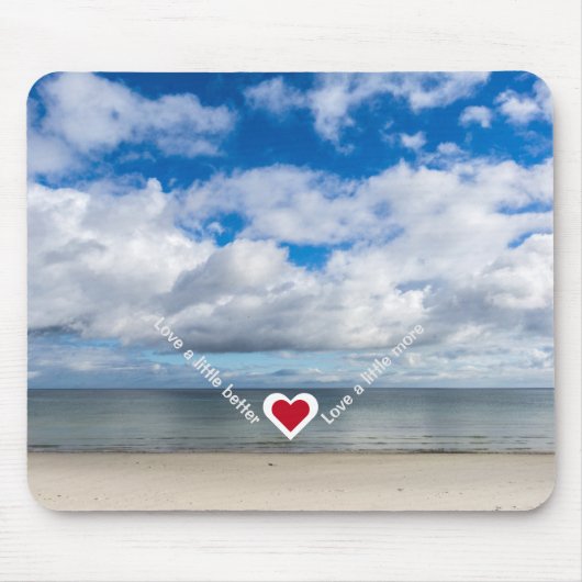 Slogan voor herstel van het hart iets beters / mee muismat (Voorkant)