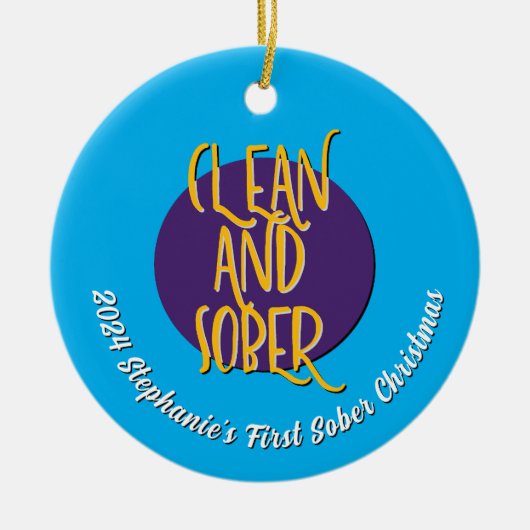 Slogan voor schoon en sober herstel keramisch ornament (Voorkant)