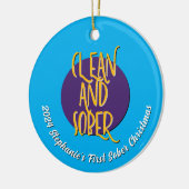 Slogan voor schoon en sober herstel keramisch ornament (Links)