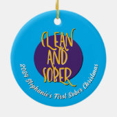 Slogan voor schoon en sober herstel keramisch ornament (Achterkant)