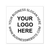Slogan Website Zakelijke Logo Zelfinking Zelfinktende Stempel (Design)