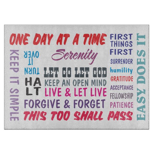 slogans snijbord snijplank (Voorkant)