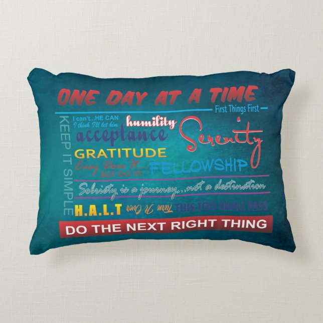 Slogans v15 decorative pillow accent kussen (Voorkant)