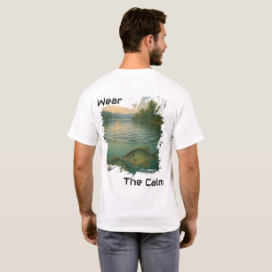 SloJoe “Draag de Rust” Natuur T-Shirt met Landscha