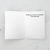 Slok op, slok op feestdagen kaart (Binnen)