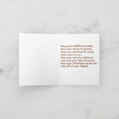 Slok 'op tot u de Kaart van de Thanksgiving (Binnen)