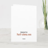 Slok opslokken de kaart van de Thanksgiving op (Achterkant)