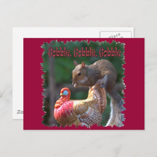 Slok opslokken op briefkaart (Voorkant / Achterkant)