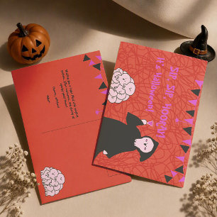 Slok, Slok, Hoera! Het is Halloween Lieve Doodgrav Briefkaart