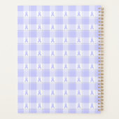 Slokdarmkanker bewustzijn Plaid Periwinkle Planner (Achterkant)