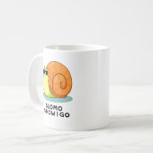 Slomo is hoe ik grappige slakkertje doe koffiemok (Voorkant links)