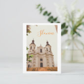 Slonim Belarus Architecture City Cathedral Briefkaart (Staand voorkant)