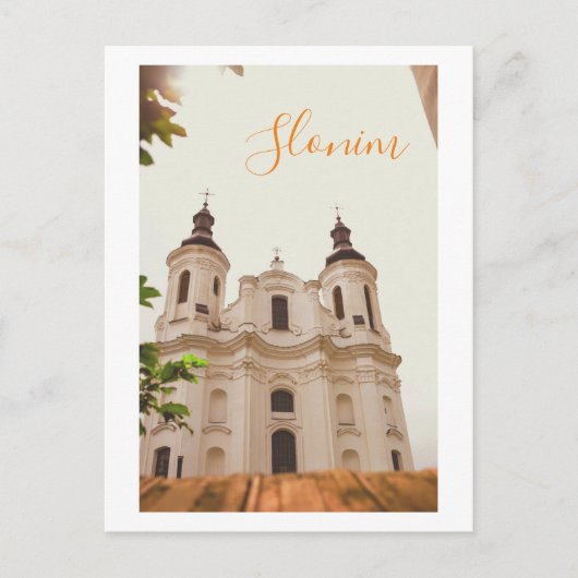 Slonim Belarus Architecture City Cathedral Briefkaart (Voorkant)