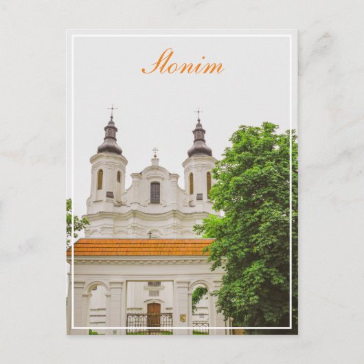 Slonim Belarus Architecture City Cathedral Briefkaart (Voorkant)