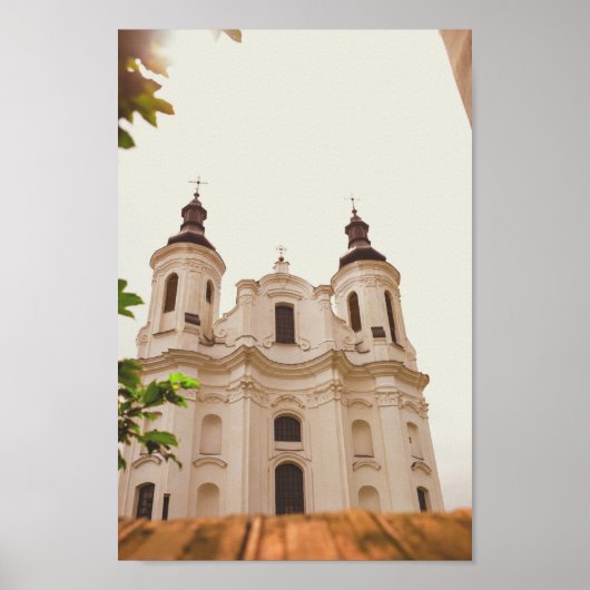 Slonim Belarus Architecture City Cathedral Poster (Voorkant)