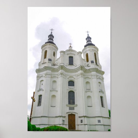 Slonim Belarus Architecture City Cathedral Poster (Voorkant)
