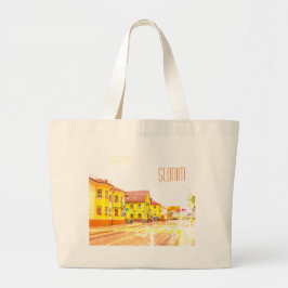 Slonim Belarus Architecture City Street Cityscape Grote Tote Bag
