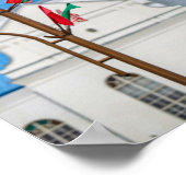 Slonim Belarus Flag Town Architecture Church Poster (Hoek)
