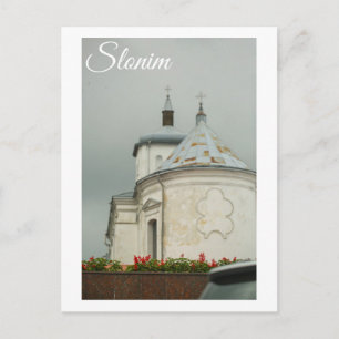 Slonim Belarus Town Architecture Church Briefkaart
