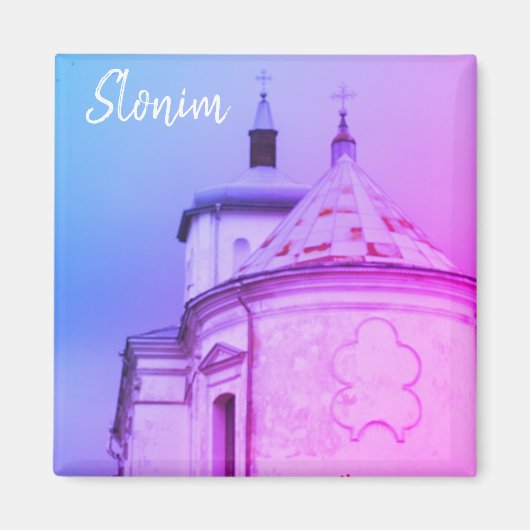 Slonim Belarus Town Architecture Church Magneet (Voorkant)