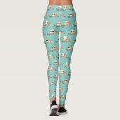sloomblauw leggings (Achterkant)