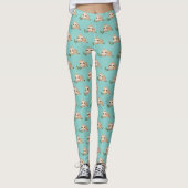 sloomblauw leggings (Voorkant)