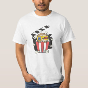Sloon Popcorn Time Funny Animals die films eten T-shirt
