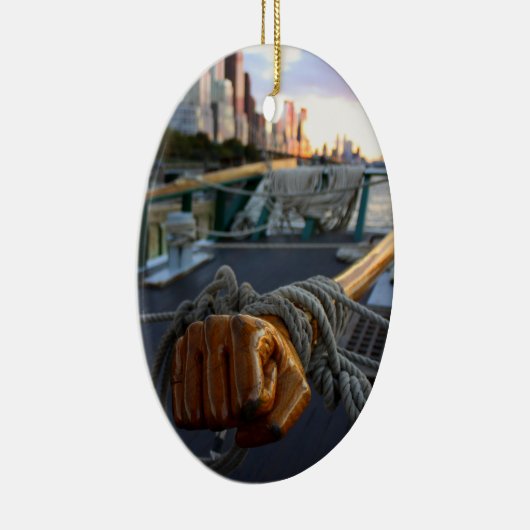 Sloop Clearwater Keramisch Ornament (Rechts)