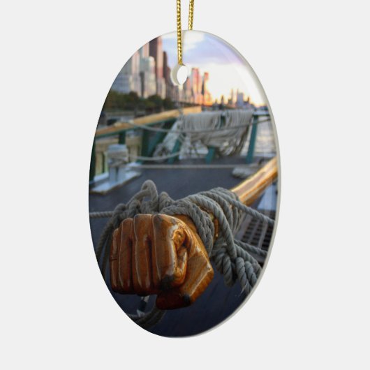 Sloop Clearwater Keramisch Ornament (Links)