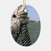 Sloop Clearwater Keramisch Ornament (Achterkant)