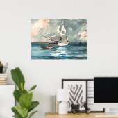 Sloop, Nassau van Winslow Homer Poster (Thuiskantoor)