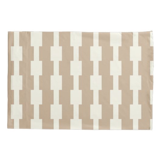 Sloop Streep Wit en Beige (Achterkant)