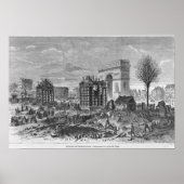 Sloop van de barrières van Parijs Poster (Voorkant)