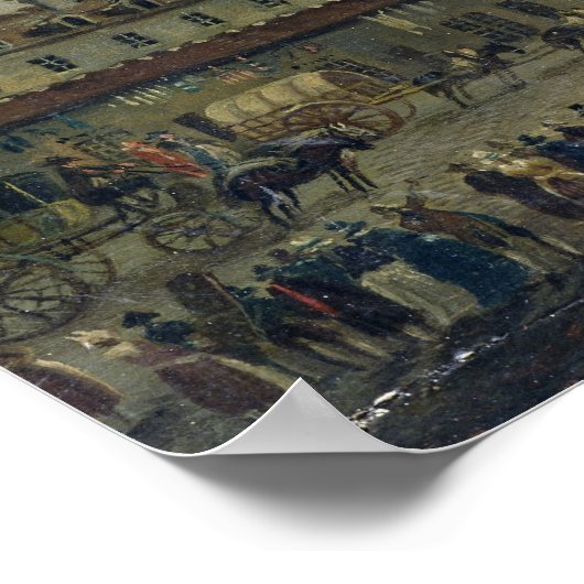 Sloop van de Bastille in 1789 Poster (Hoek)