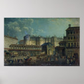 Sloop van de Bastille in 1789 Poster (Voorkant)