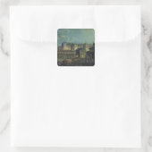 Sloop van de Bastille in 1789 Vierkante Sticker (Tas)