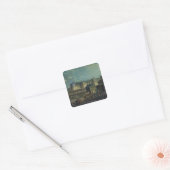 Sloop van de Bastille in 1789 Vierkante Sticker (Envelop)