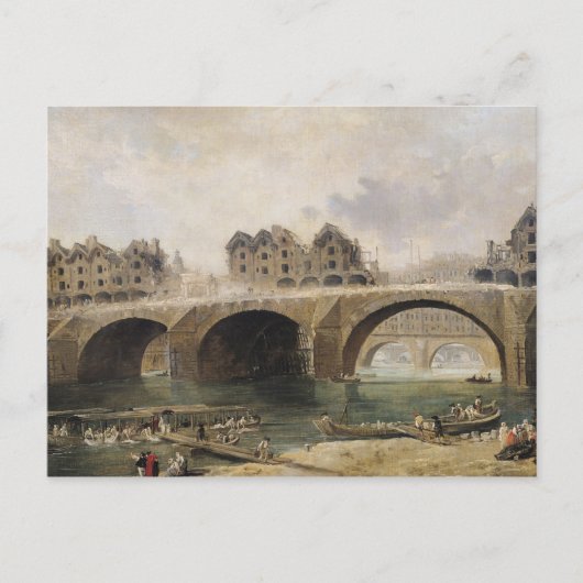 Sloop van de huizen briefkaart (Voorkant)