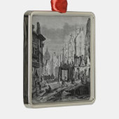 Sloop voor de bouw van de kolenstraat metalen ornament (Rechts)