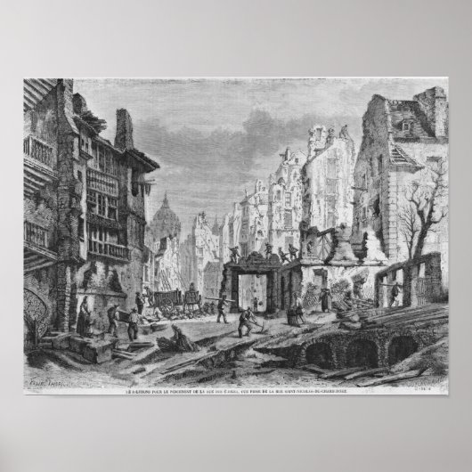 Sloop voor de bouw van de kolenstraat poster (Voorkant)