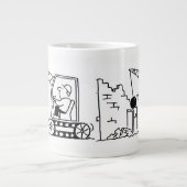 Sloopaannemer Cartoon Grote Koffiekop (Voorkant)