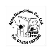 Sloopaannemersbedrijf. Rubberstempel (Afrduk)