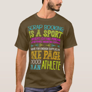 Sloopboekje is een sporthandgemaakte scrapbooking t-shirt
